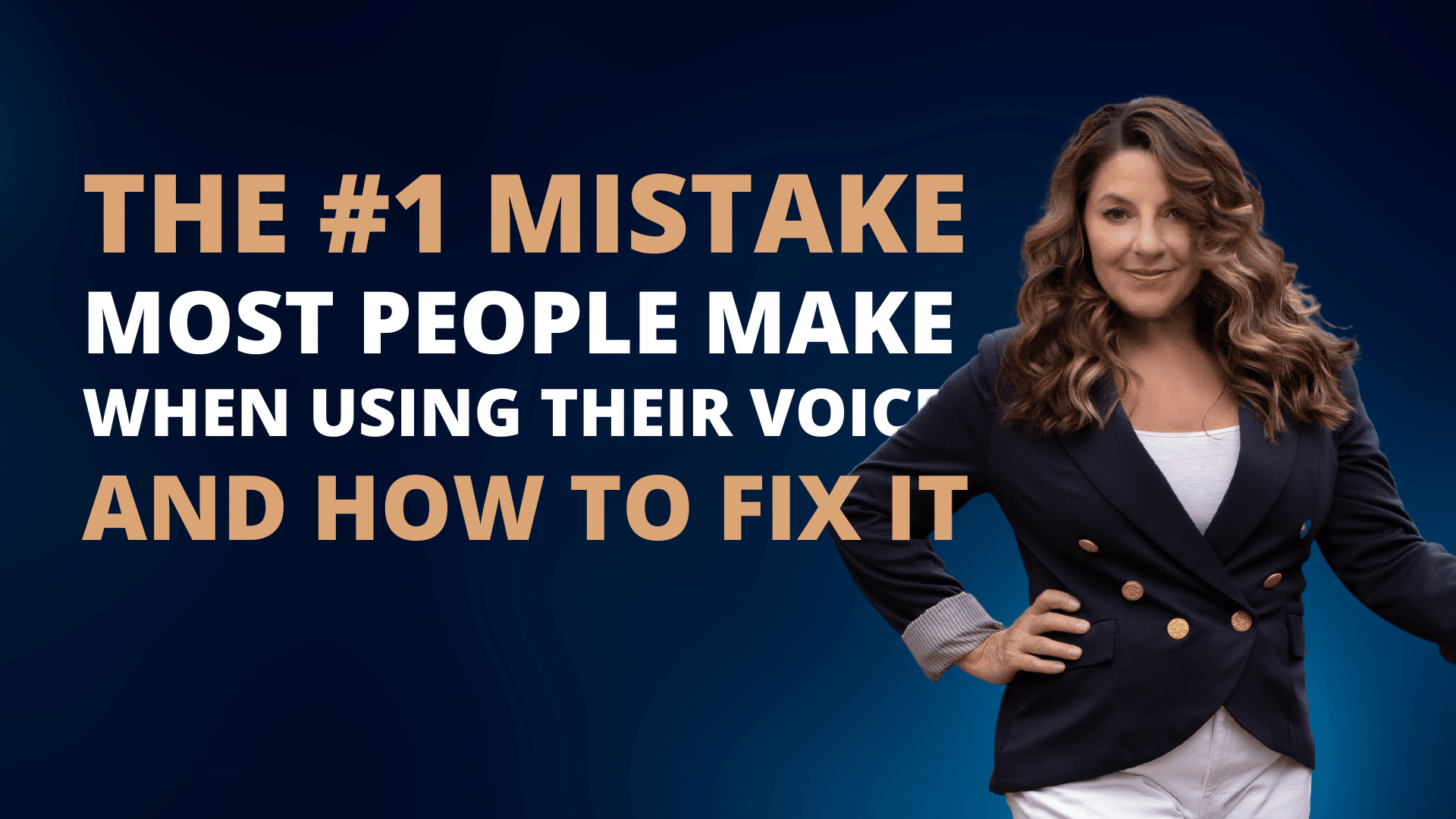 The #1 Mistake Most People Make When Using Their Voice